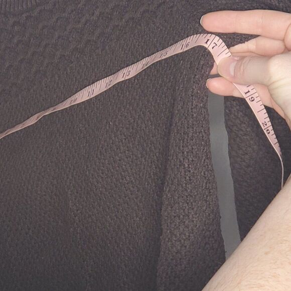 Loft Brown Cotton Crew Neck Chunky Knit Sweater Size Extra Small - Picture 7 of 10